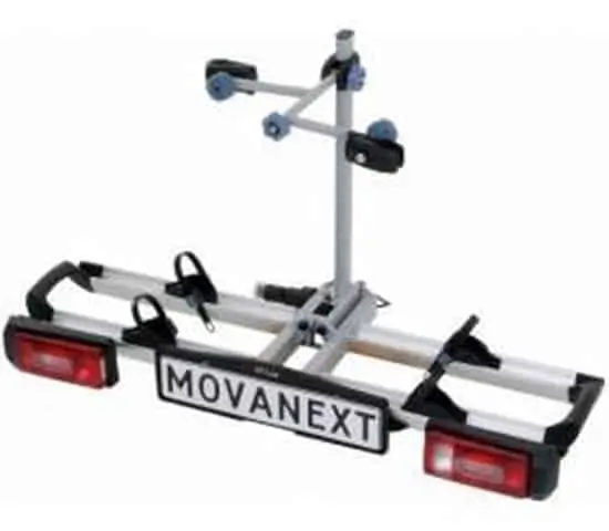 Movanext Lux Plus - Fietsendrager - 2 Fietsen - Trekhaak - Duostekker 7 en 13 Polig - Opklapbaar - Kantelbaar 
